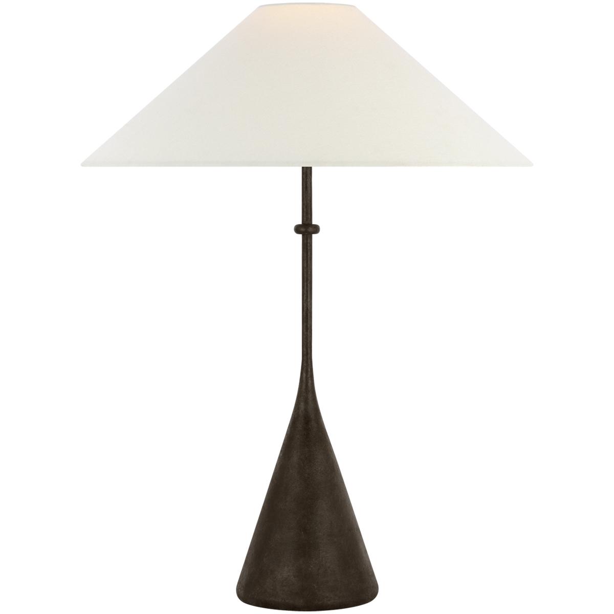 Visual Comfort Signature Collection KW3710GBZ-L Kelly Wearstler Zealous 30 inch 15 watt Garden Bronze Table Lamp Portable Light