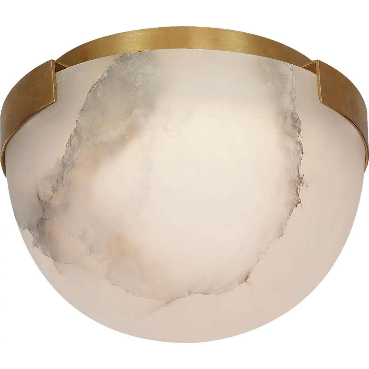 Visual Comfort Signature Collection KW4011AB-ALB Kelly Wearstler Melange LED 5 inch Antique-Burnished Brass Flush Mount Ceiling Light