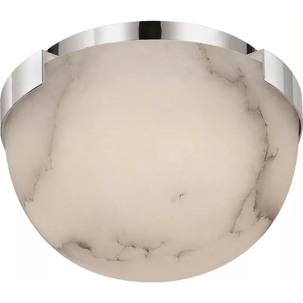 Visual Comfort Signature Collection KW4011PN-ALB Kelly Wearstler Melange LED 5 inch Polished Nickel Flush Mount Ceiling Light