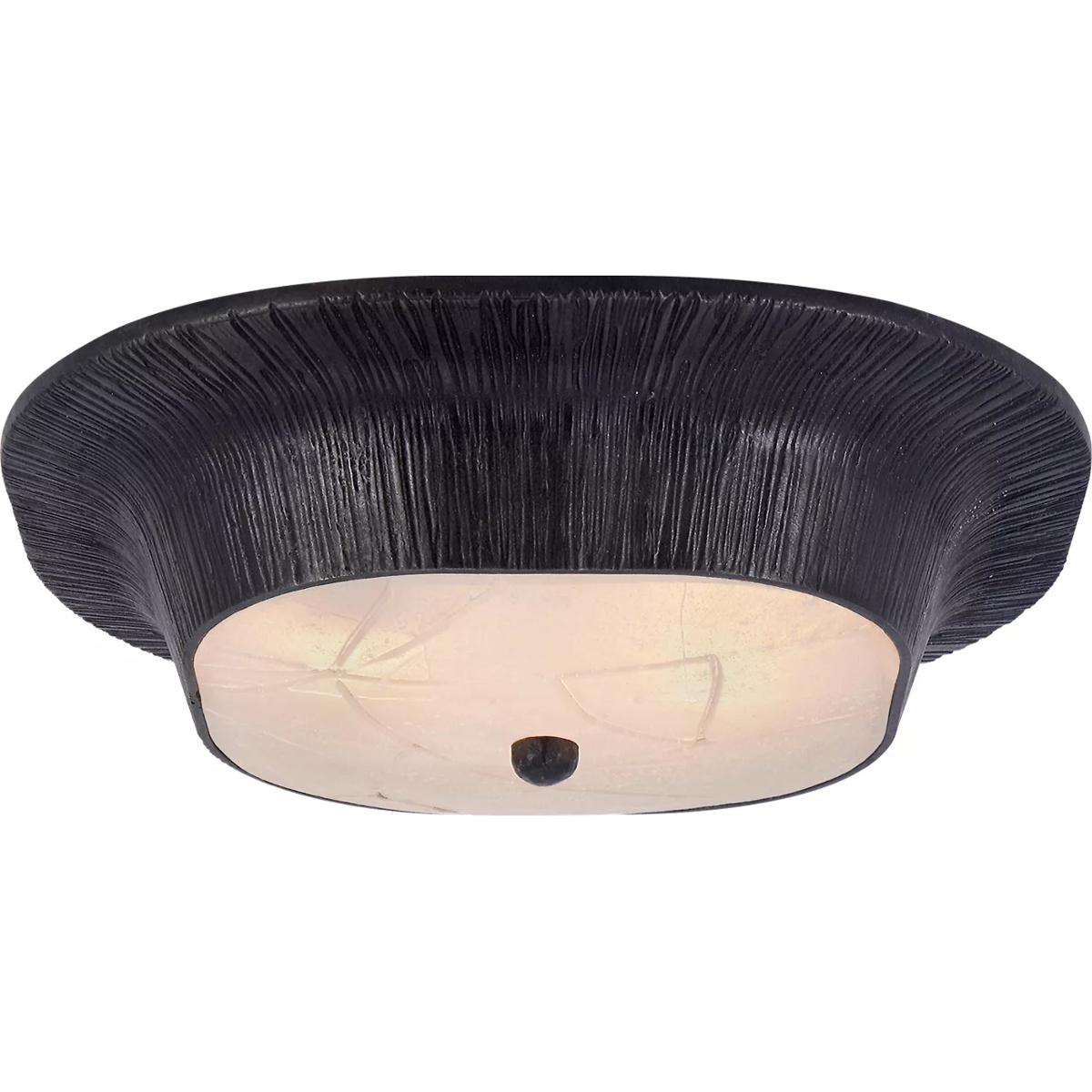 Visual Comfort Signature Collection Kelly Wearstler Utopia 14 Inch 2 Light Flush Mount Utopia - KW 4050AI-FR - Mid-Century Modern