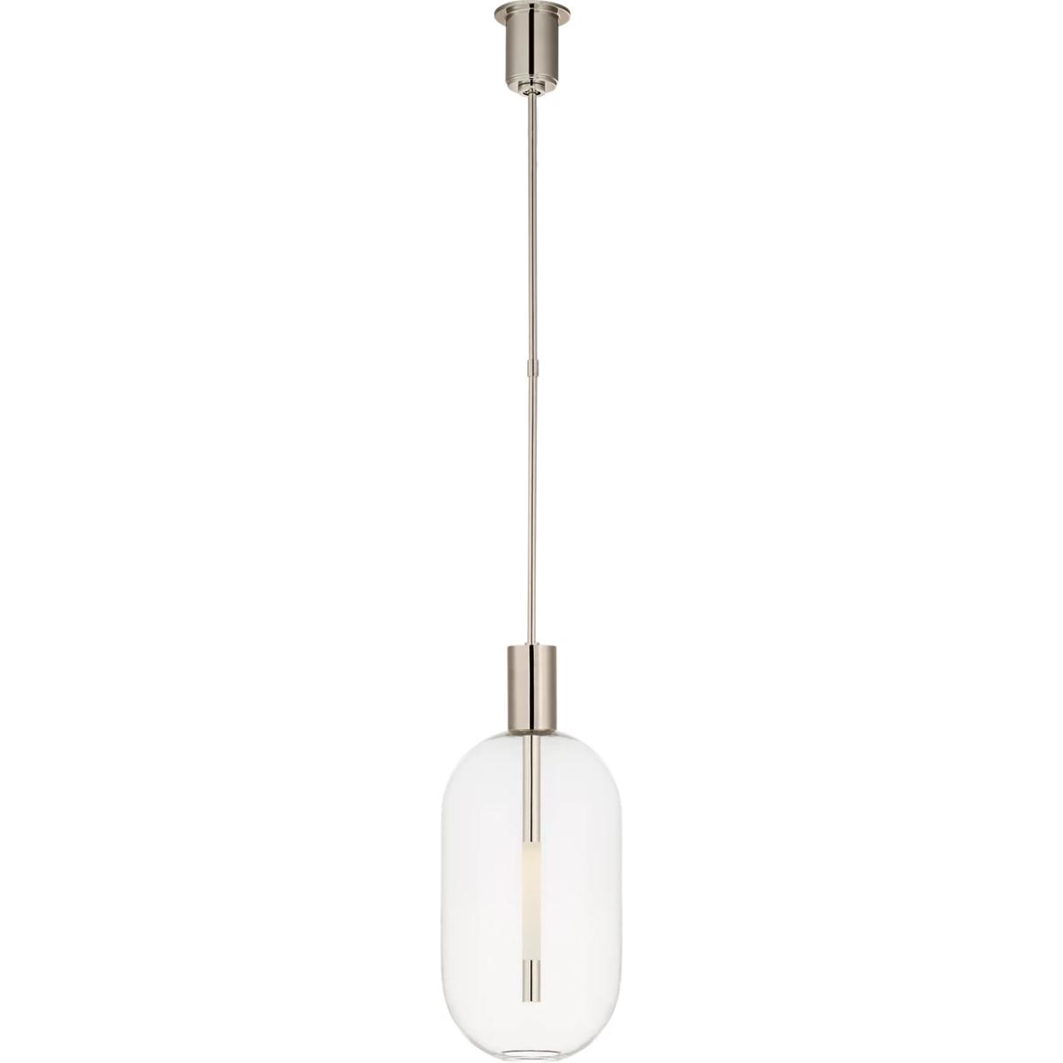 Visual Comfort Signature Collection KW5132PN Kelly Wearstler Nye LED 11 inch Polished Nickel Pendant Ceiling Light