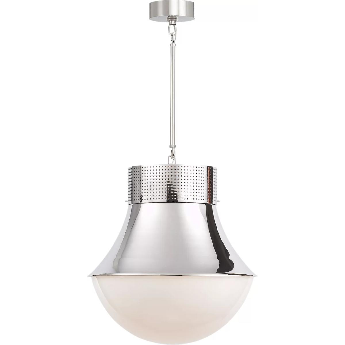 Visual Comfort Signature Collection KW5223PN-WG Kelly Wearstler Precision 1 Light 17 inch Polished Nickel Pendant Ceiling Light, Large