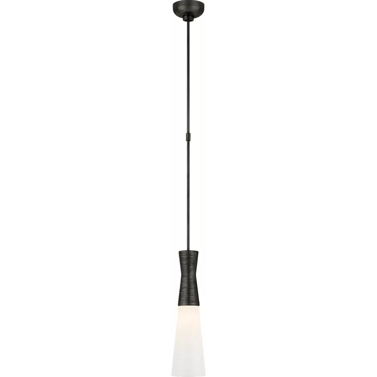 Visual Comfort Signature Collection KW5533AI-WG Kelly Wearstler Utopia 1 Light 5 inch Aged Iron Pendant Ceiling Light, Medium