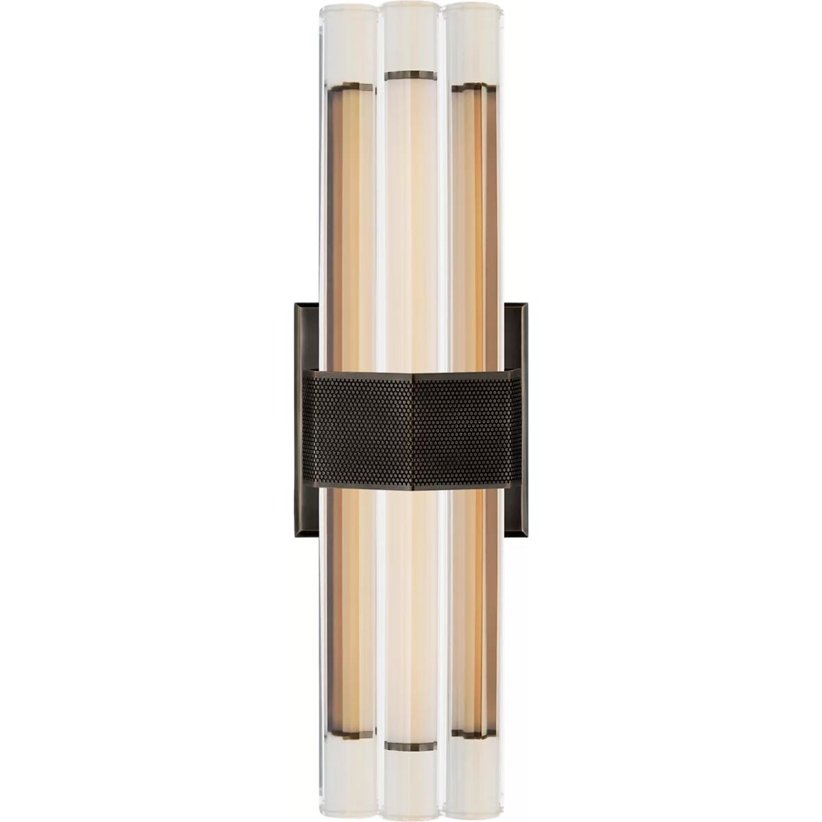 Visual Comfort Signature Collection LR2905BZ-CG Lauren Rottet Fascio LED 4.5 inch Bronze Sconce Wall Light