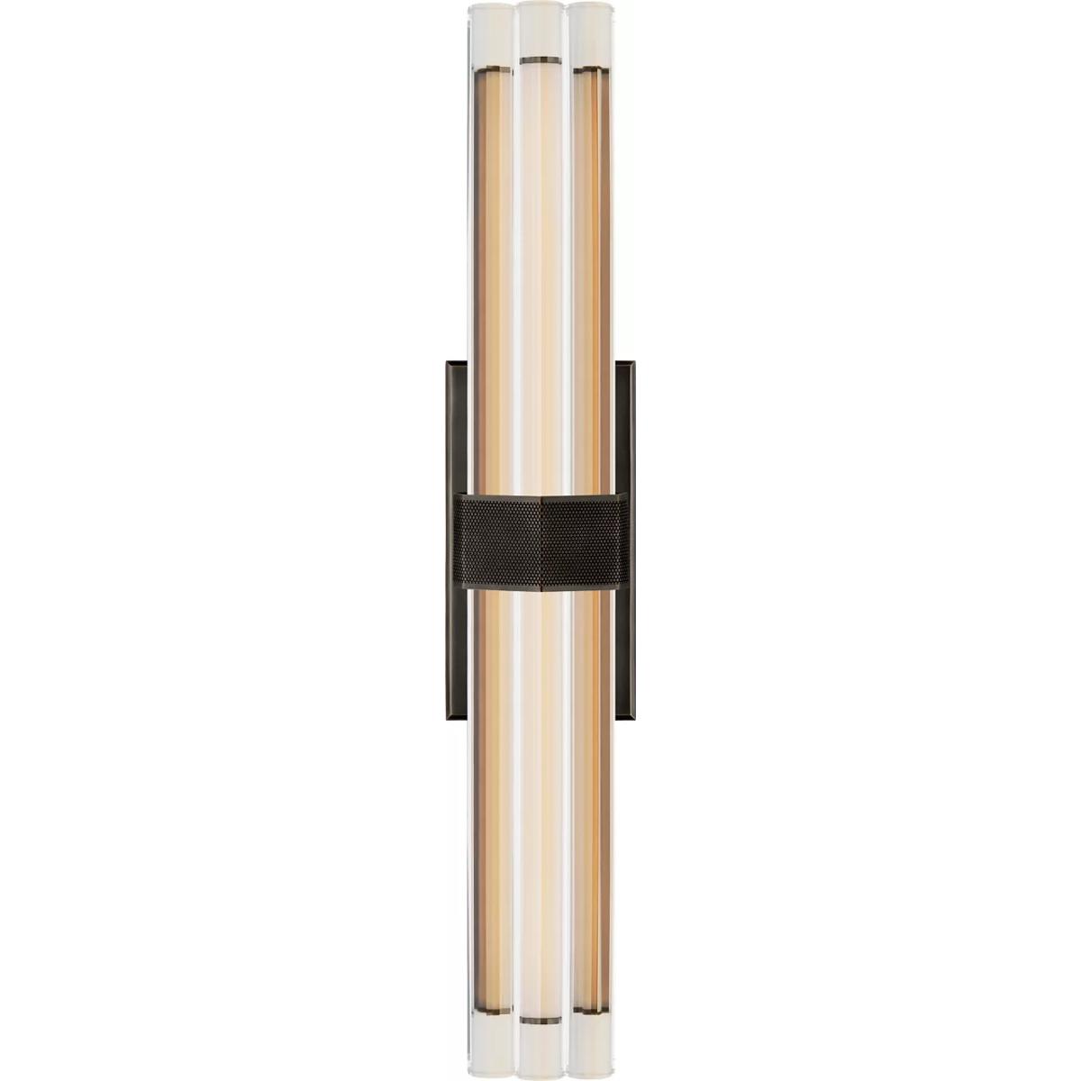Visual Comfort Signature Collection LR2910BZ-CG Lauren Rottet Fascio LED 4.25 inch Bronze Sconce Wall Light