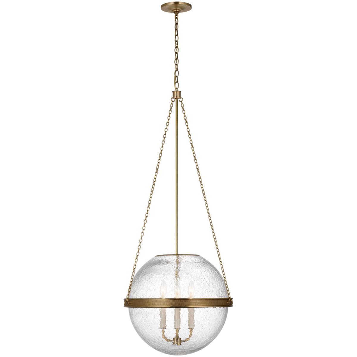 Visual Comfort Signature Collection MF5184SB-CG Marie Flanigan Reese LED 18.25 inch Soft Brass Globe Pendant Ceiling Light