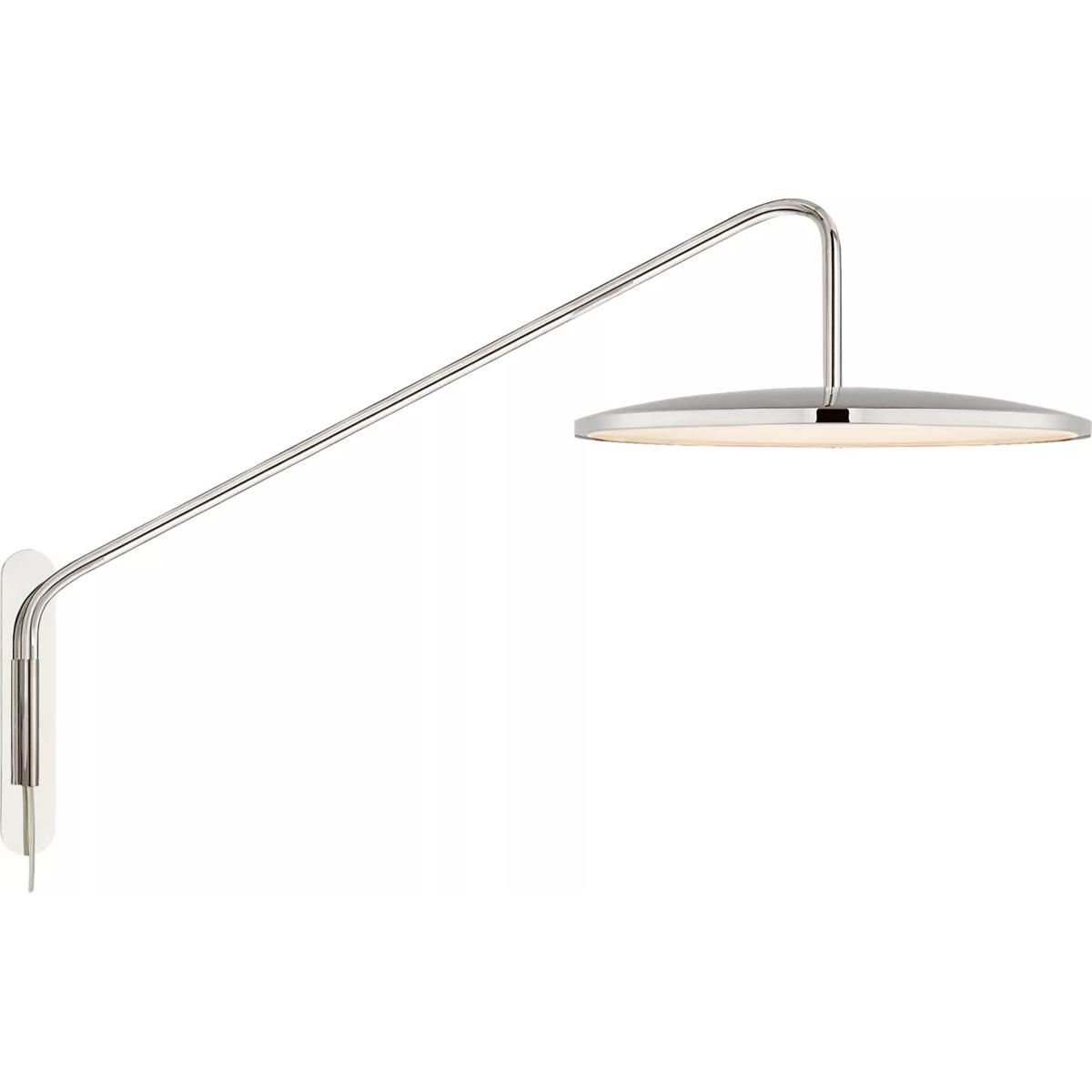 Visual Comfort Signature Collection PB2020PN Peter Bristol Dot LED 16.25 inch Polished Nickel Articulating Wall Light