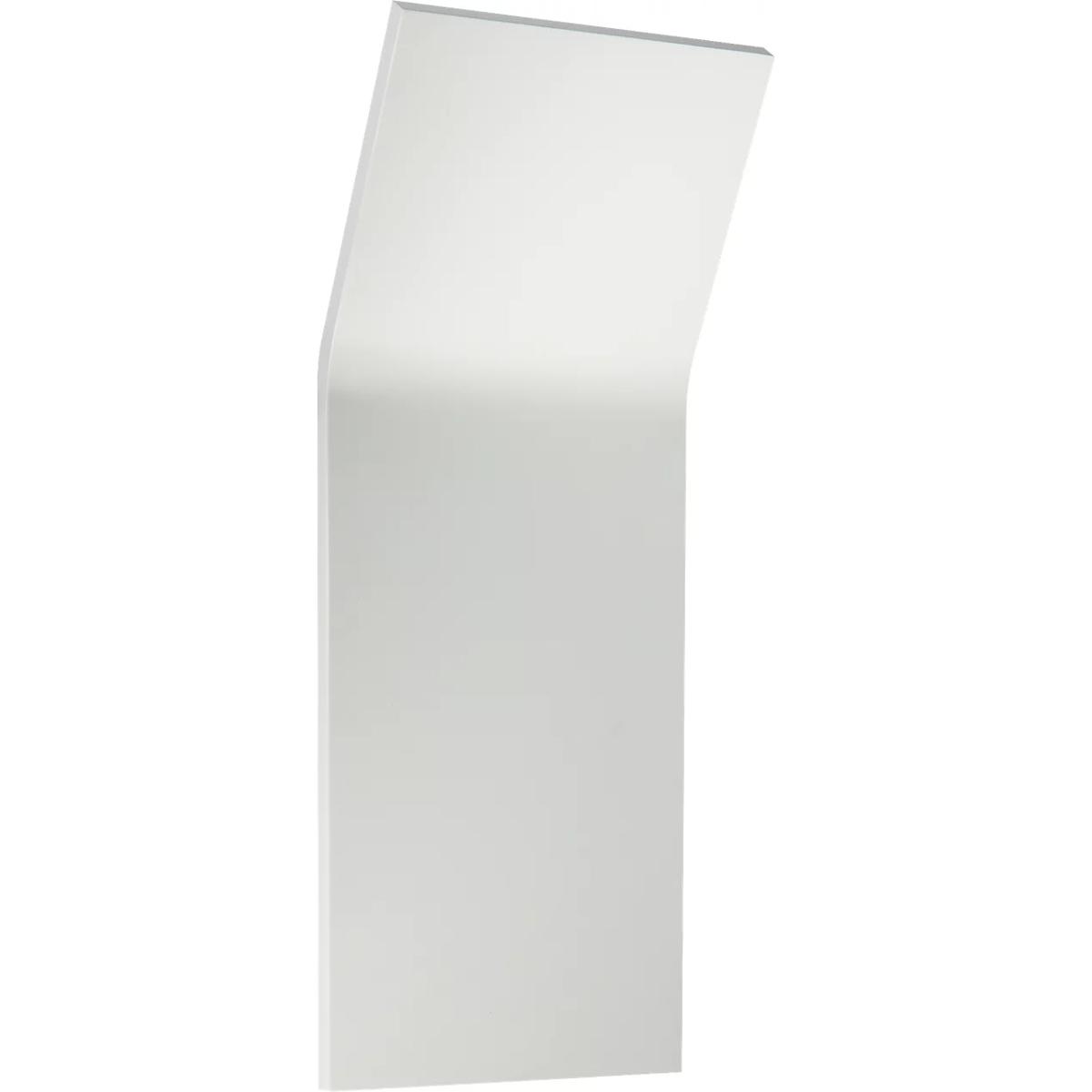 Visual Comfort Signature Collection PB2050WHT Peter Bristol Bend LED 8 inch Matte White Wall Light, Large