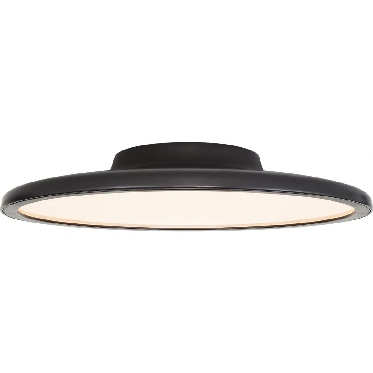 Visual Comfort Signature Collection PB4003MBK Peter Bristol Dot LED 16.5 inch Matte Black Flush Mount Ceiling Light