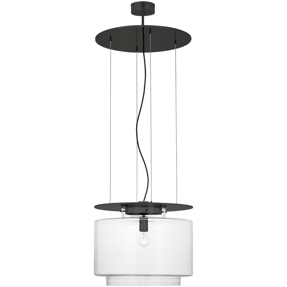 Visual Comfort Signature Collection RB5082BZ-CG Ray Booth Elias LED 20 inch Bronze Floating Pendant Ceiling Light in Clear Glass