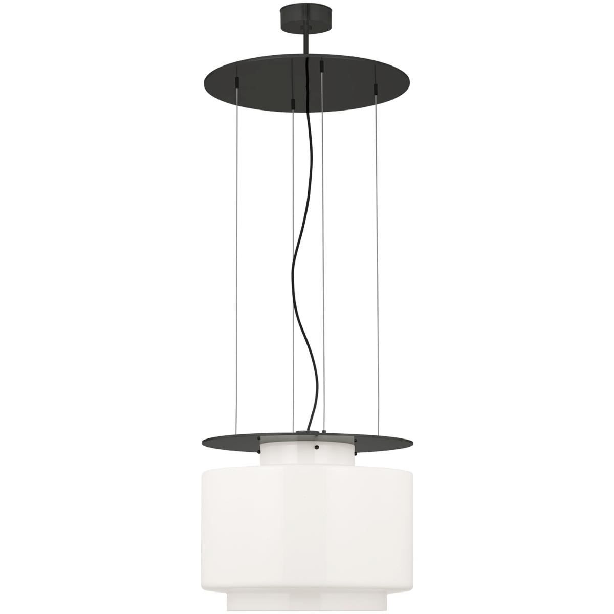 Visual Comfort Signature Collection RB5082BZ-WG Ray Booth Elias LED 20 inch Bronze Floating Pendant Ceiling Light in White Glass