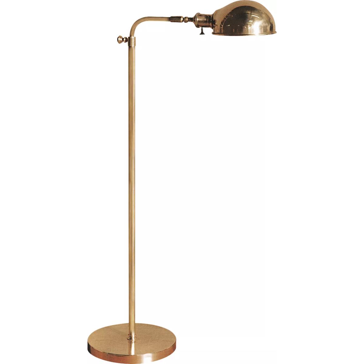 Visual Comfort Signature Collection S1100HAB Old Pharmacy 36 inch 60 watt Hand-Rubbed Antique Brass Floor Lamp Portable Light
