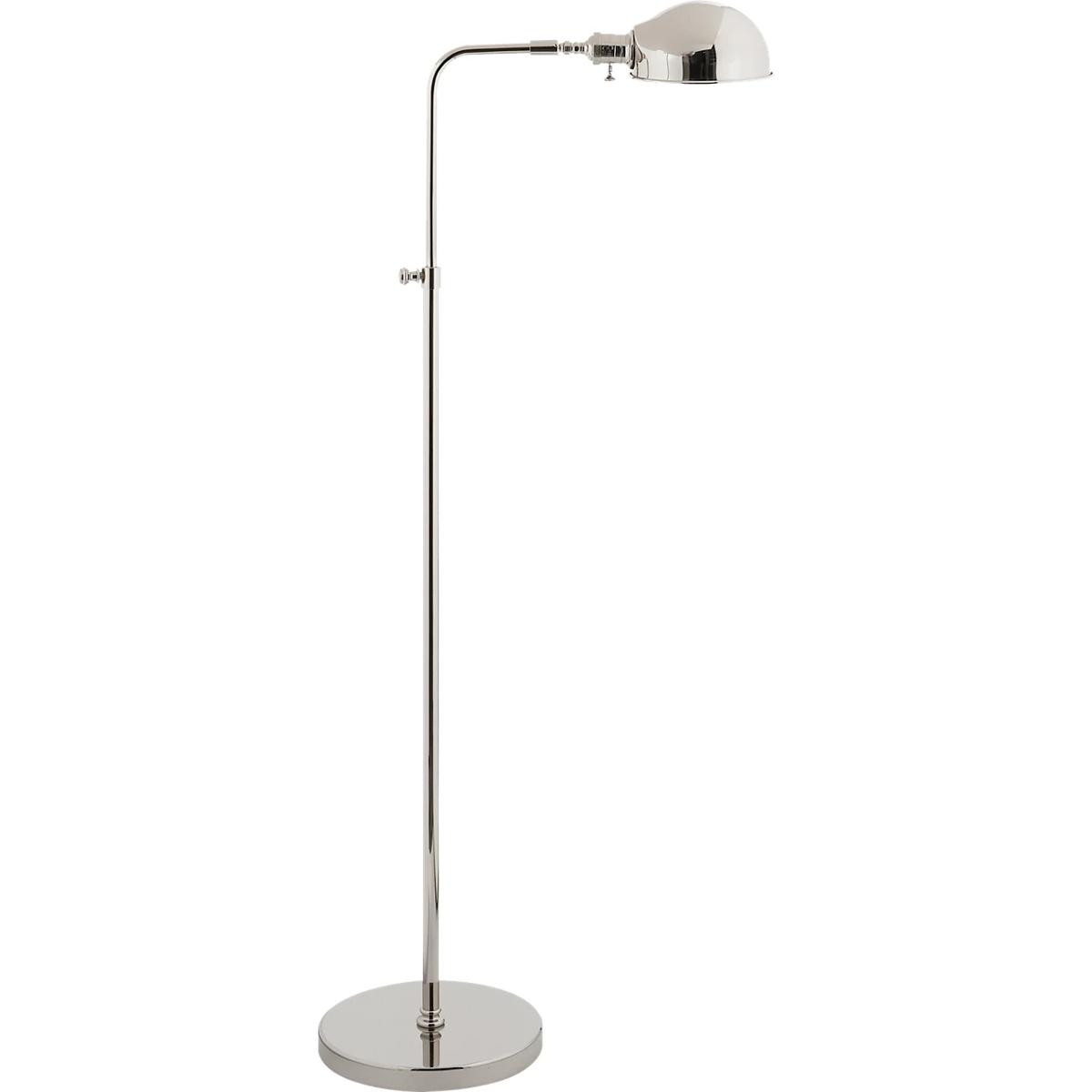 Visual Comfort Signature Collection S1100PN Old Pharmacy 36 inch 60 watt Polished Nickel Floor Lamp Portable Light