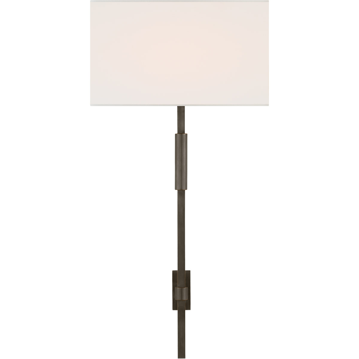 Visual Comfort Signature Collection S2436BZ-L Ian K. Fowler Auray 1 Light 13.5 inch Bronze Tail Sconce Wall Light, Large