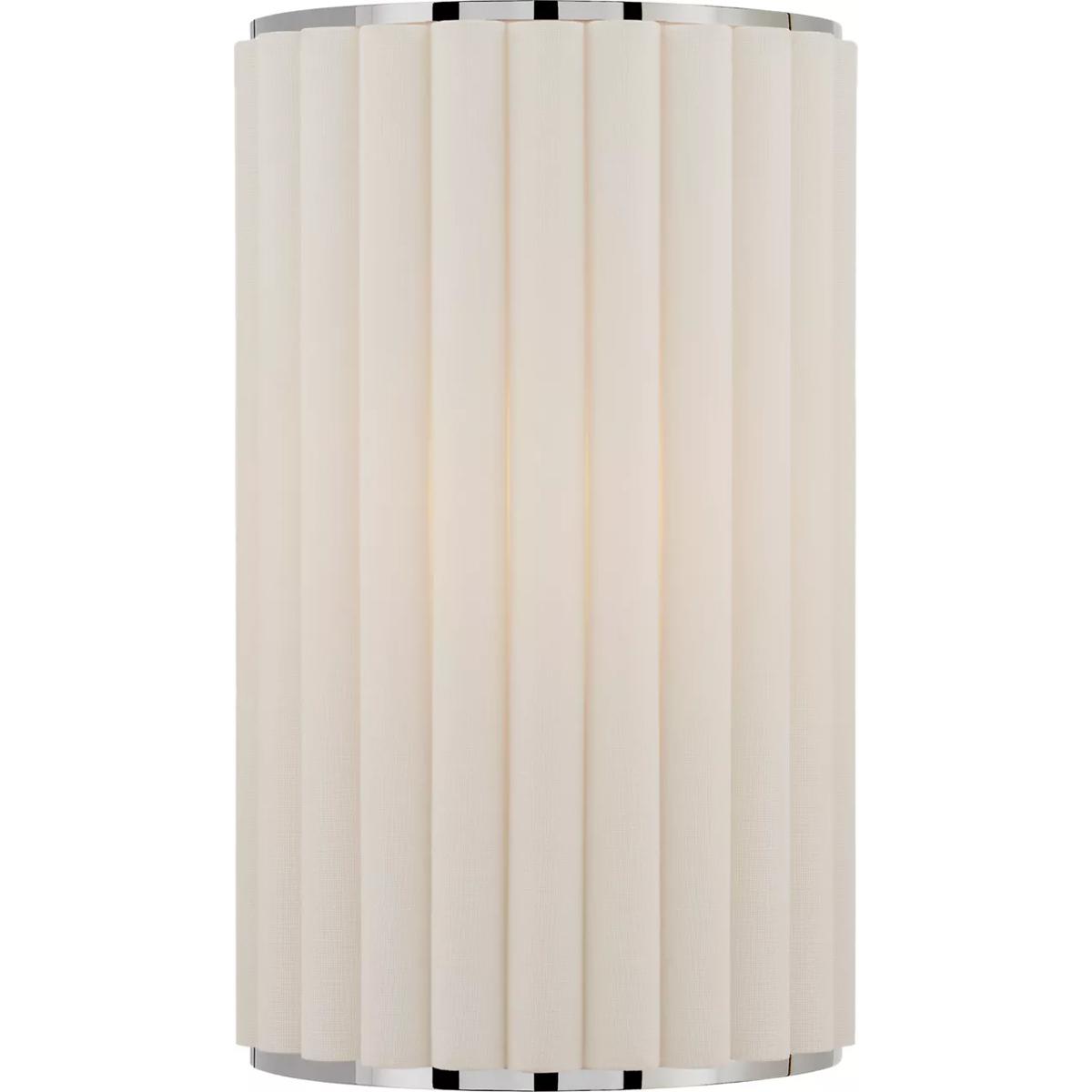 Visual Comfort Signature Collection S2440PN-L Ian K. Fowler Palati 1 Light 8.5 inch Polished Nickel Sconce Wall Light, Small