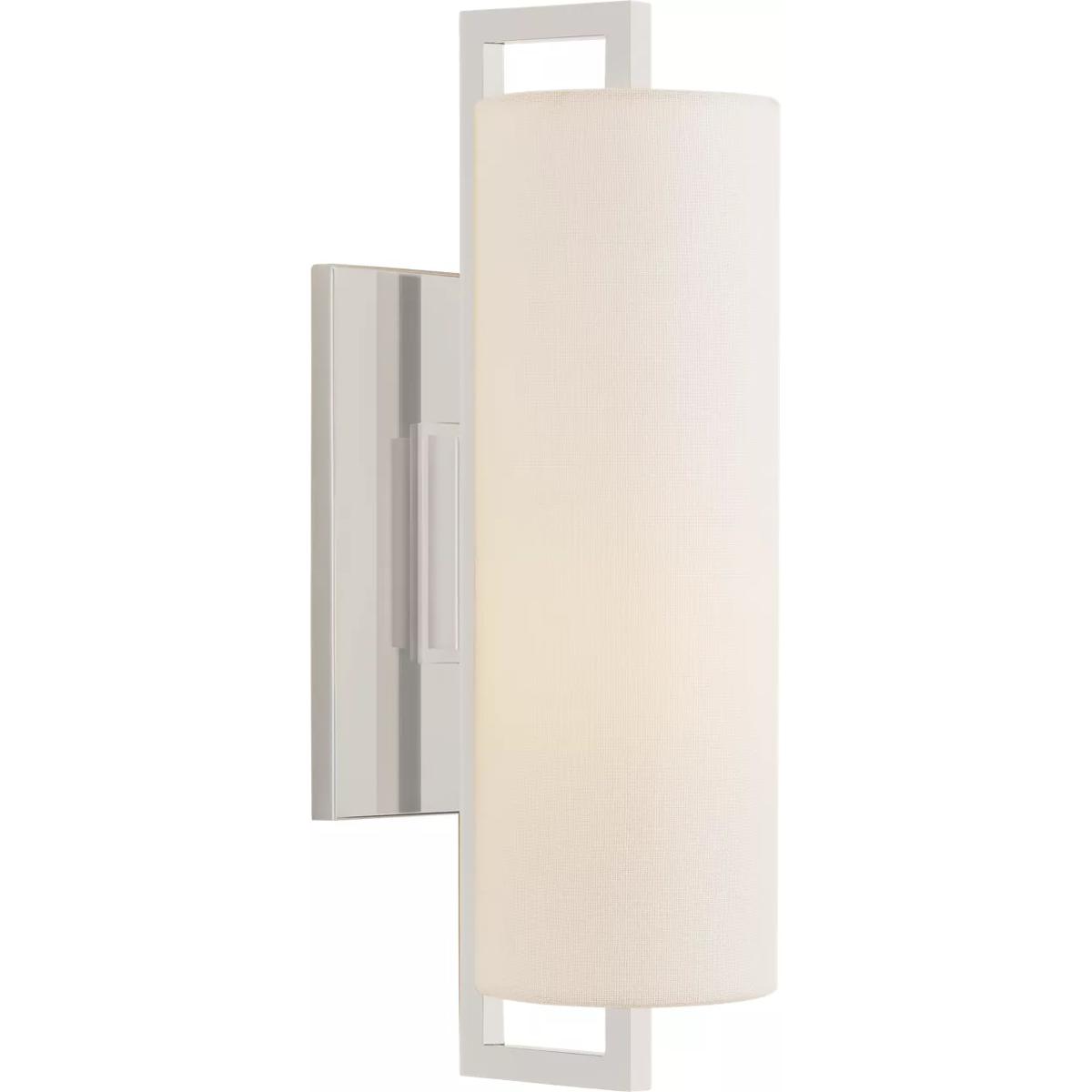 Visual Comfort Signature Collection S2520PN-L Ian K. Fowler Bowen LED 4.5 inch Polished Nickel Sconce Wall Light, Medium