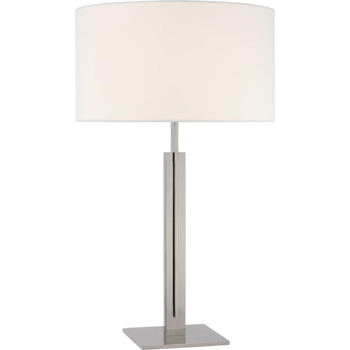 Lighting New York R-S3722PN-L Visual Comfort Signature Collection Ian K. Fowler Serre 30 inch 15 watt Polished Nickel Table Lamp Portable Light, Large