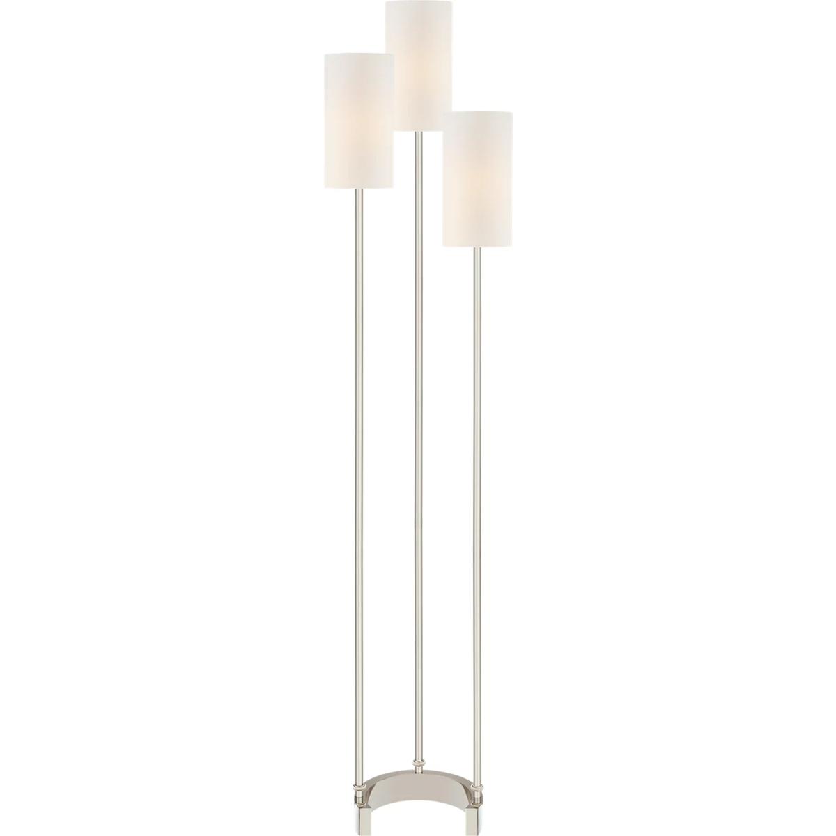 Visual Comfort Signature Collection SK1550PN-L Suzanne Kasler Aimee 67.75 inch 60 watt Polished Nickel Floor Lamp Portable Light