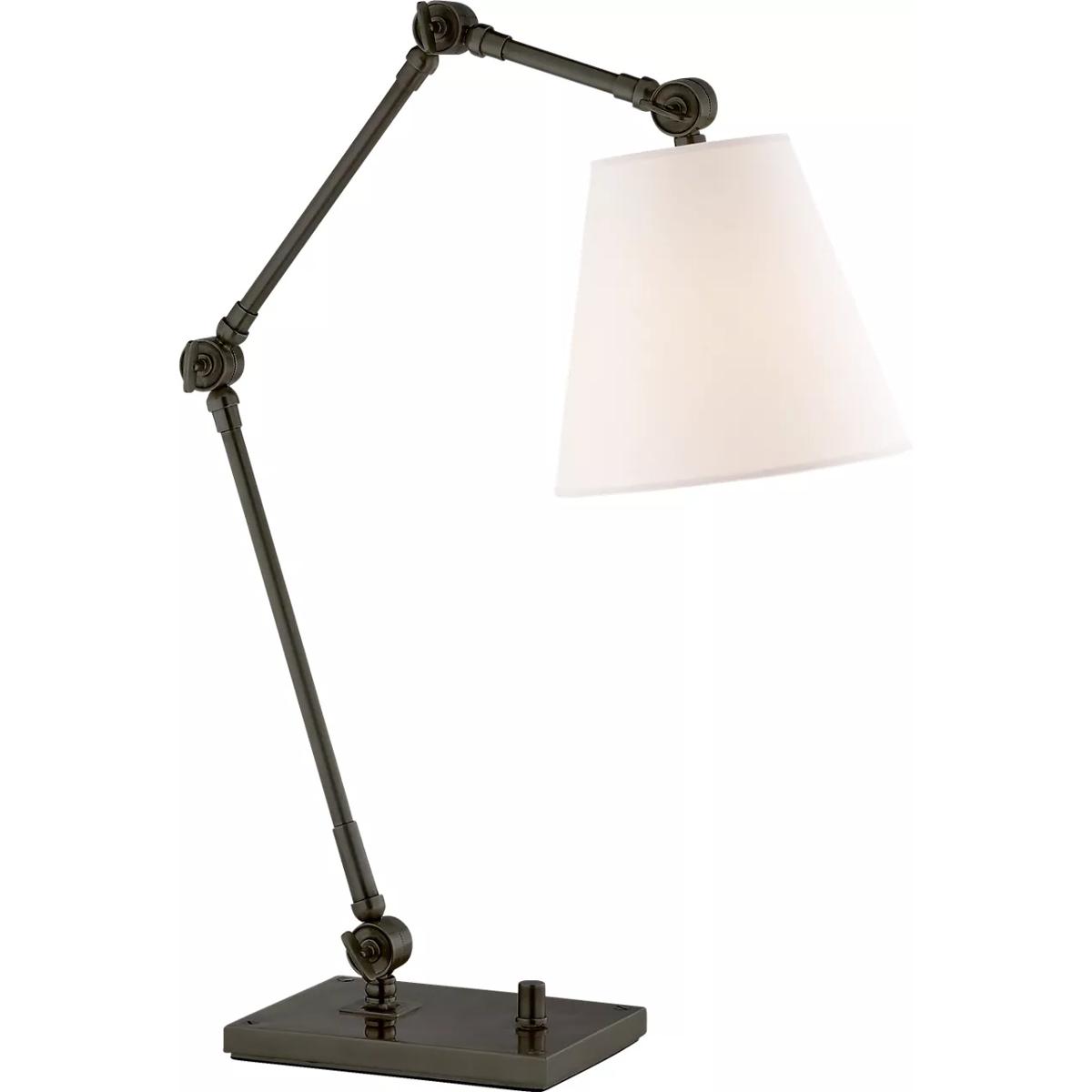 Visual Comfort Signature Collection SK3115BZ-L Suzanne Kasler Graves 18.25 inch 75 watt Bronze Task Lamp Portable Light