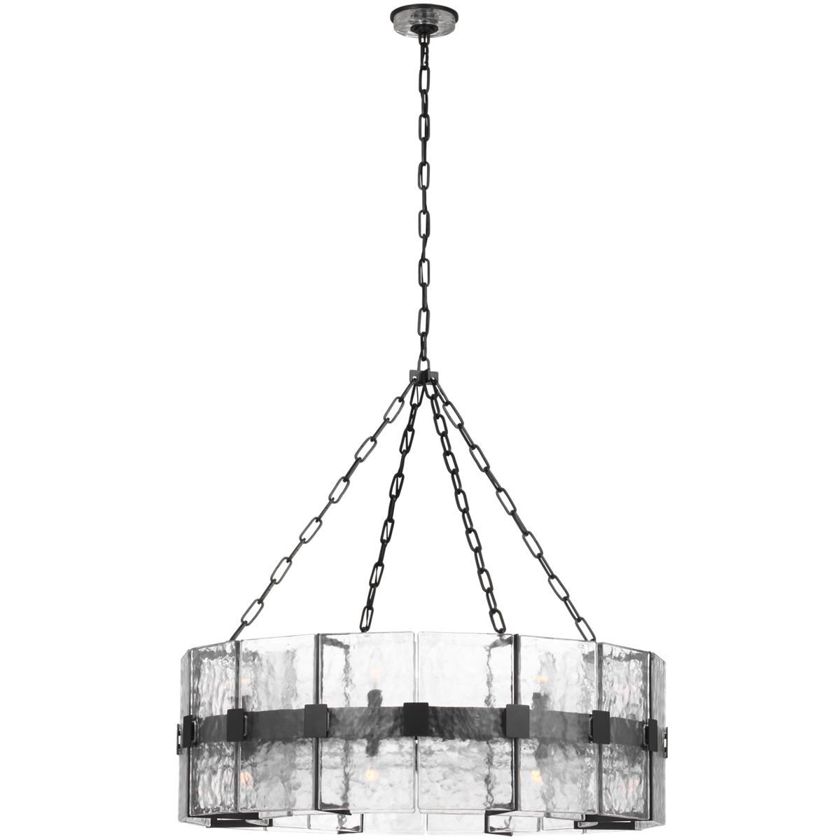 Visual Comfort Signature Collection SK5060BZ-CWG Suzanne Kasler Solera LED 37.25 inch Bronze Barrel Chandelier Ceiling Light