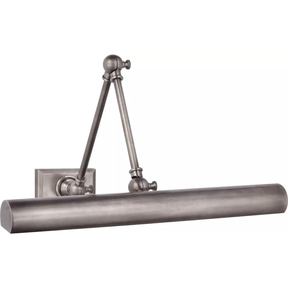 Visual Comfort Signature Collection SL2710AN Chapman & Myers Cabinet Maker 13.25 inch 8 watt Antique Nickel Double Library Light Wall Light