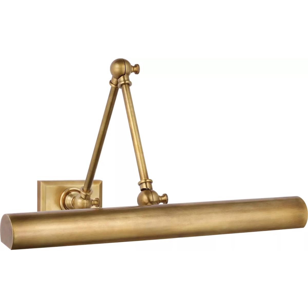 Visual Comfort Signature Collection SL2710HAB Chapman & Myers Cabinet Maker 13.25 inch 8 watt Hand-Rubbed Antique Brass Double Library Light Wall Ligh