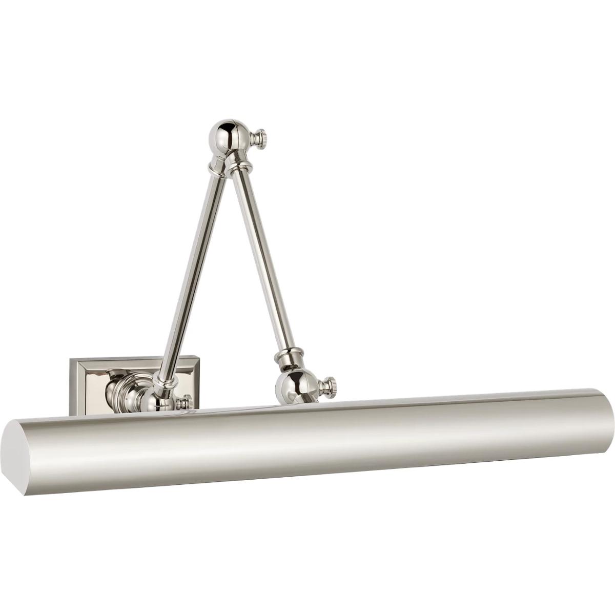 Visual Comfort Signature Collection SL2710PN Chapman & Myers Cabinet Maker 13.25 inch 8 watt Polished Nickel Double Library Light Wall Light