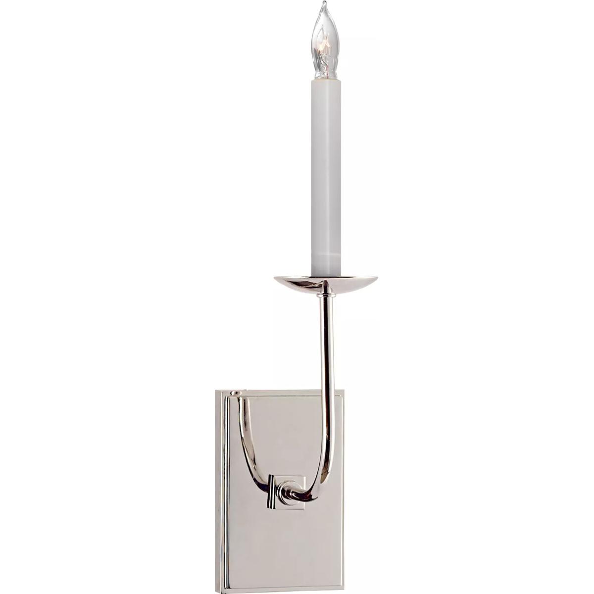 Visual Comfort Signature Collection SL2860PN Chapman & Myers TT 1 Light 4 inch Polished Nickel Single Sconce Wall Light