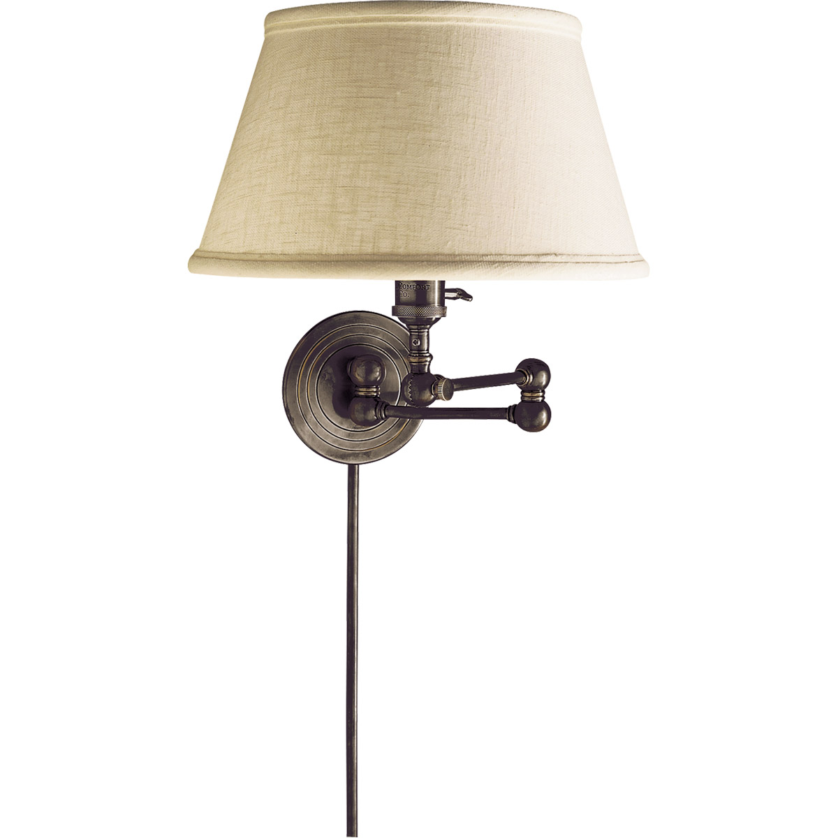 Lighting New York SL2920BZ-L Visual Comfort E. F. Chapman Boston 19 inch 60 watt Bronze Swing-Arm Wall Light SL2920BZ-L - Open Box