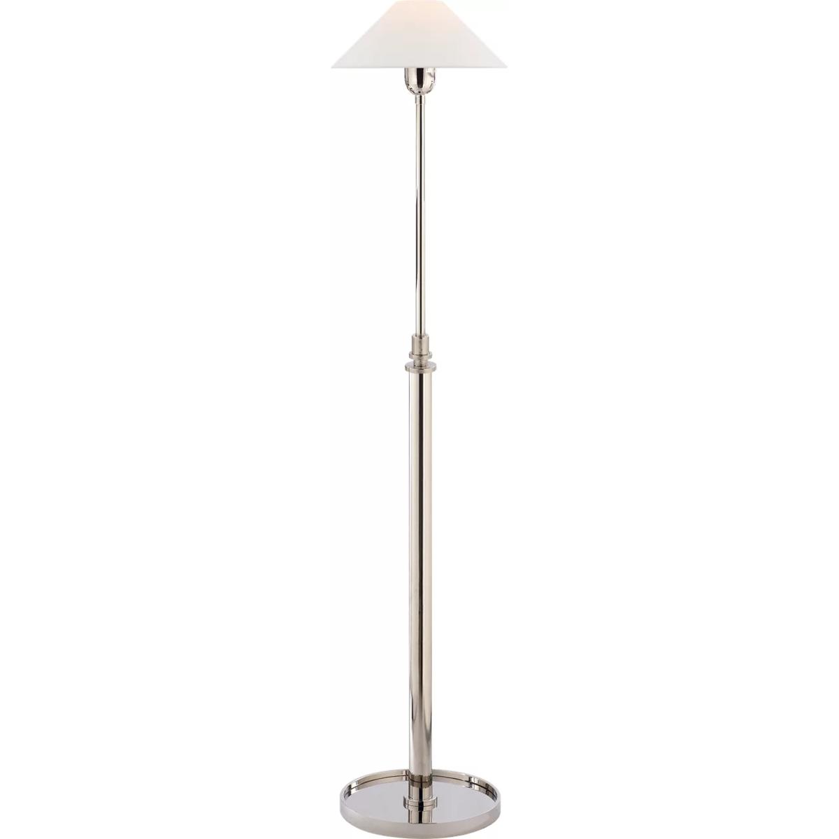 Visual Comfort Signature Collection SP1504PN-L J. Randall Powers Hargett 39.5 inch 60 watt Polished Nickel Floor Lamp Portable Light in Linen