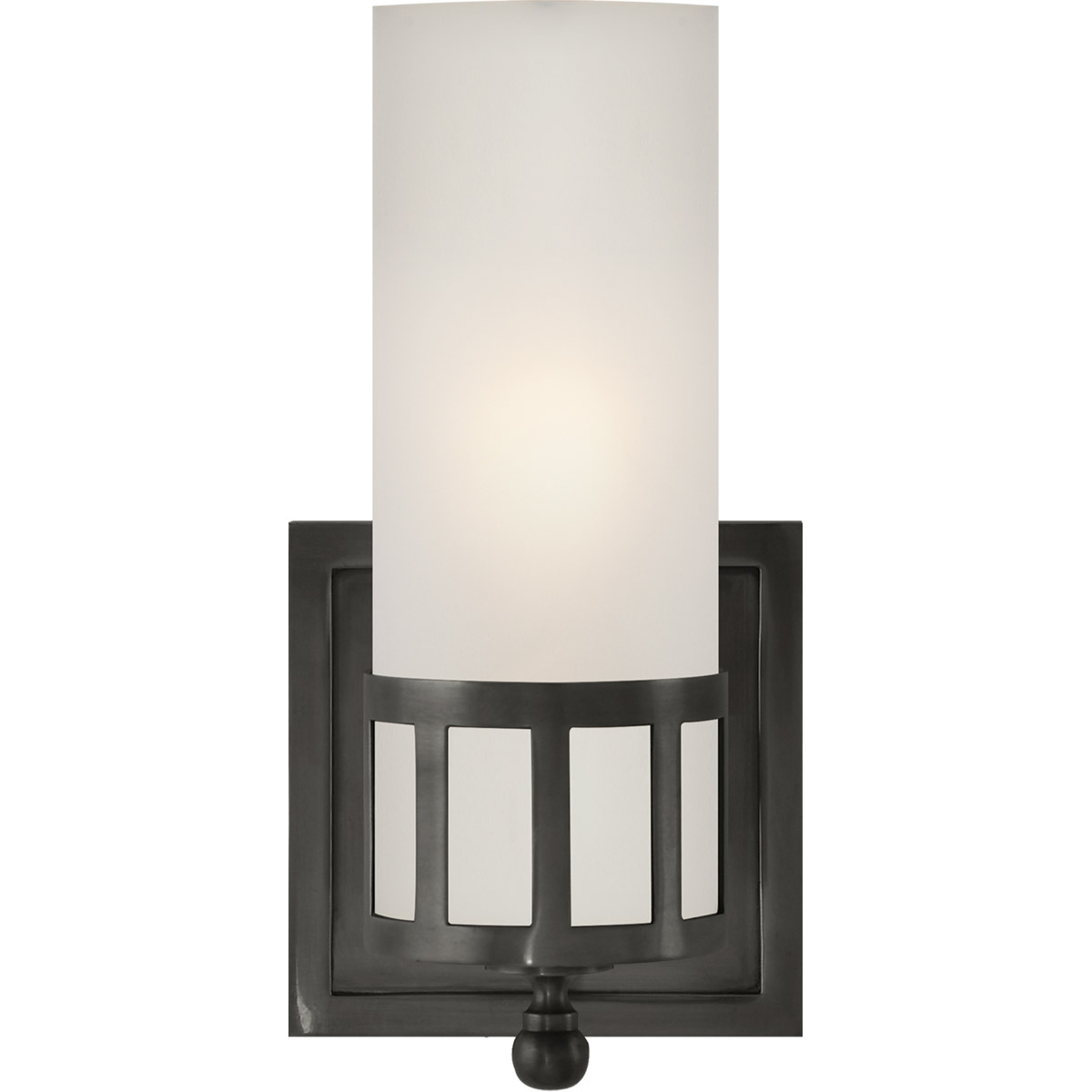 Visual Comfort Signature Collection SS2011BZ-FG Openwork 1 Light 4.75 inch Bronze Single Bath Sconce Wall Light
