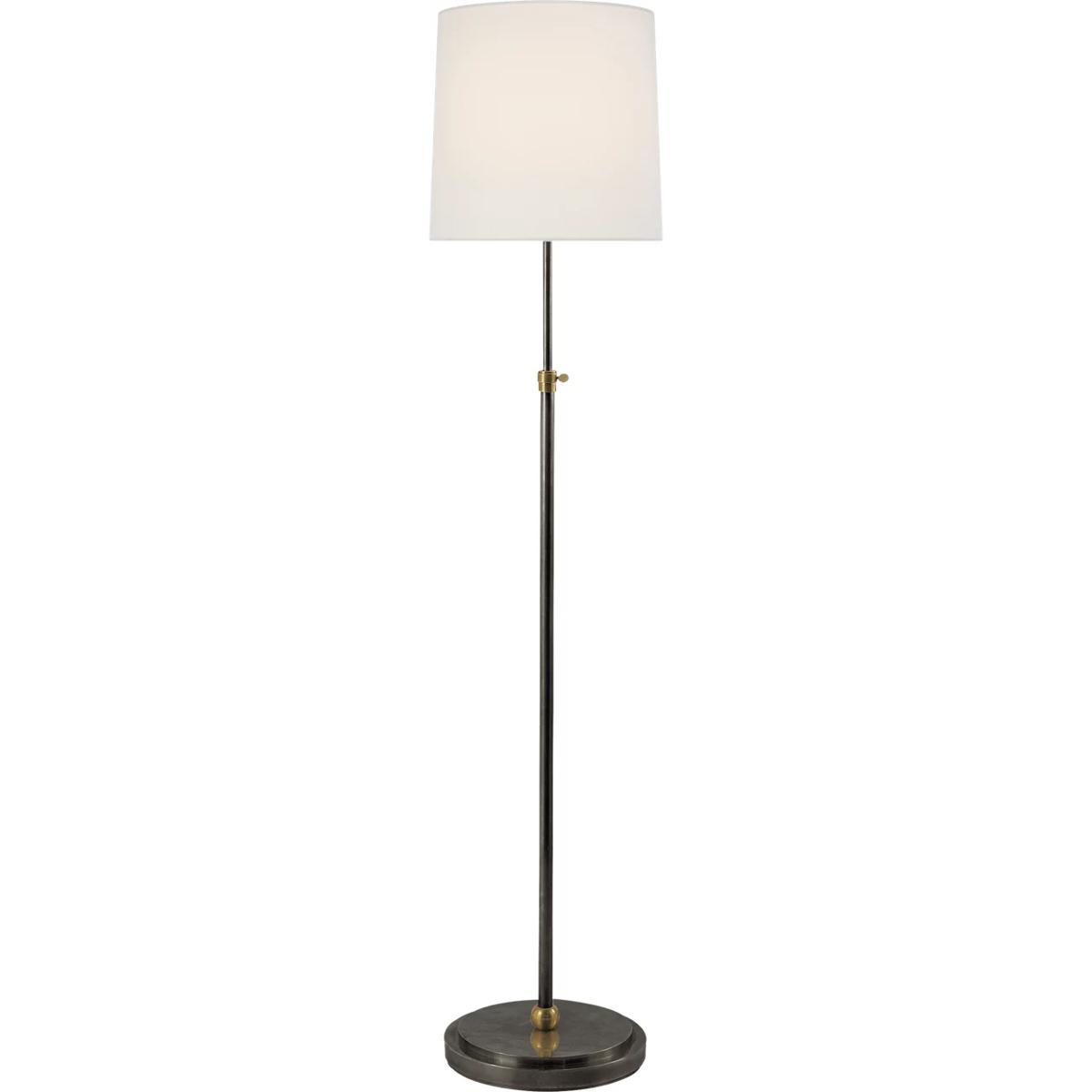 Visual Comfort Signature Collection TOB1002BZ/HAB-L Thomas O'Brien Bryant 44 inch 150 watt Bronze and Hand-Rubbed Antique Brass Floor Lamp Portable Li