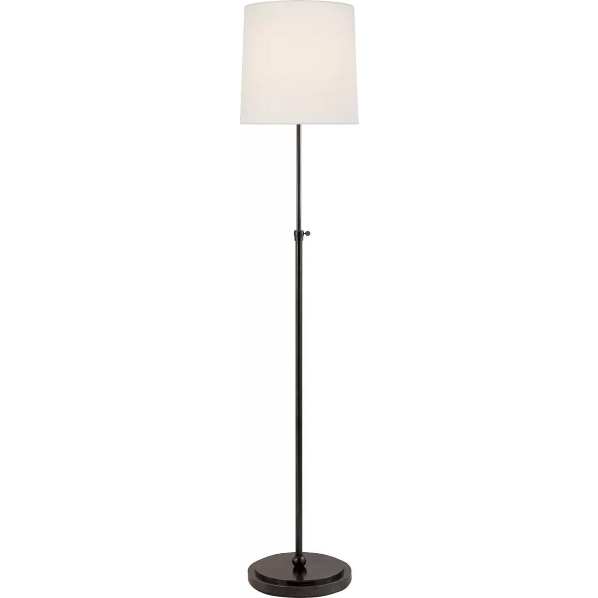 Visual Comfort Signature Collection TOB1002BZ-L Thomas O'Brien Bryant 44 inch 150 watt Bronze Floor Lamp Portable Light in Linen