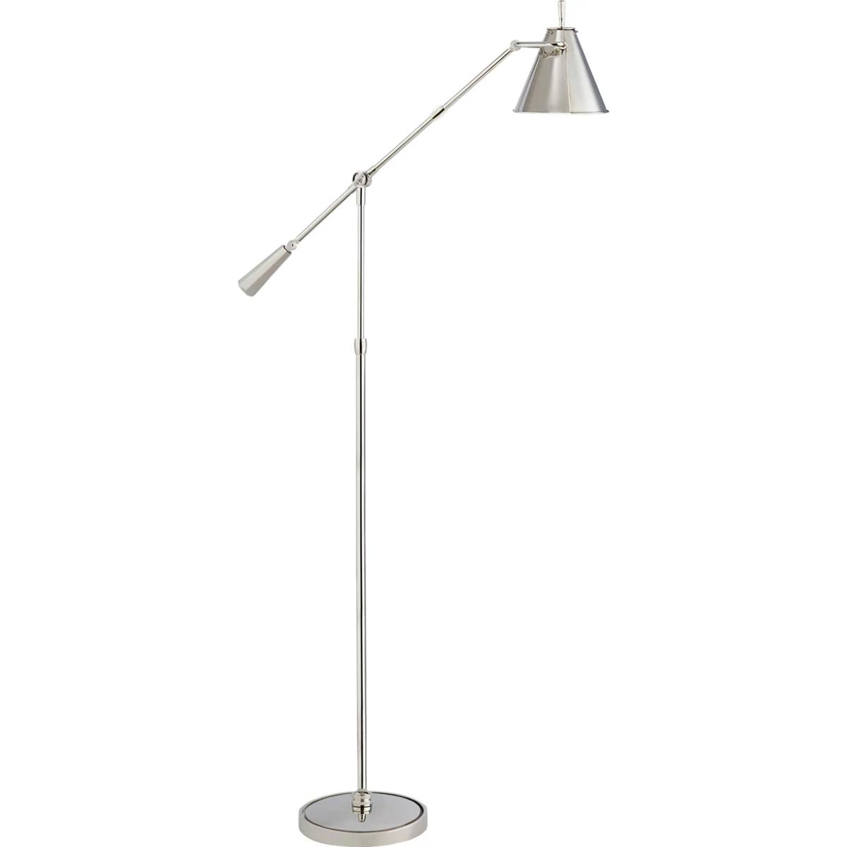 Visual Comfort Signature Collection TOB1536PN Thomas O'Brien Goodman 44.75 inch 12 watt Polished Nickel Floor Lamp Portable Light