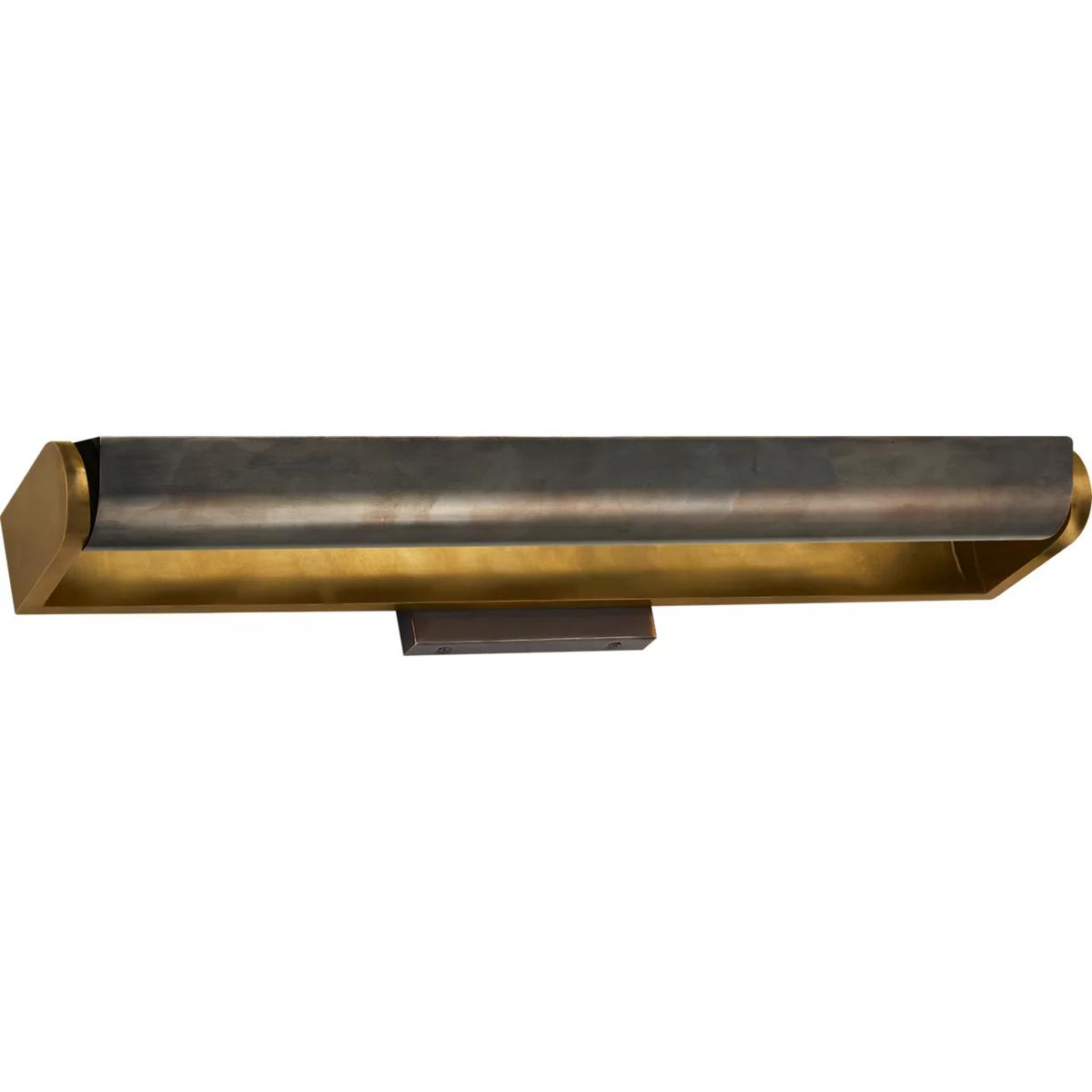 Visual Comfort Signature Collection TOB2023HAB/BZ Thomas O'Brien David Art 120 watt 24 inch Antique Brass with Bronze Picture Light Wall Light in Hand
