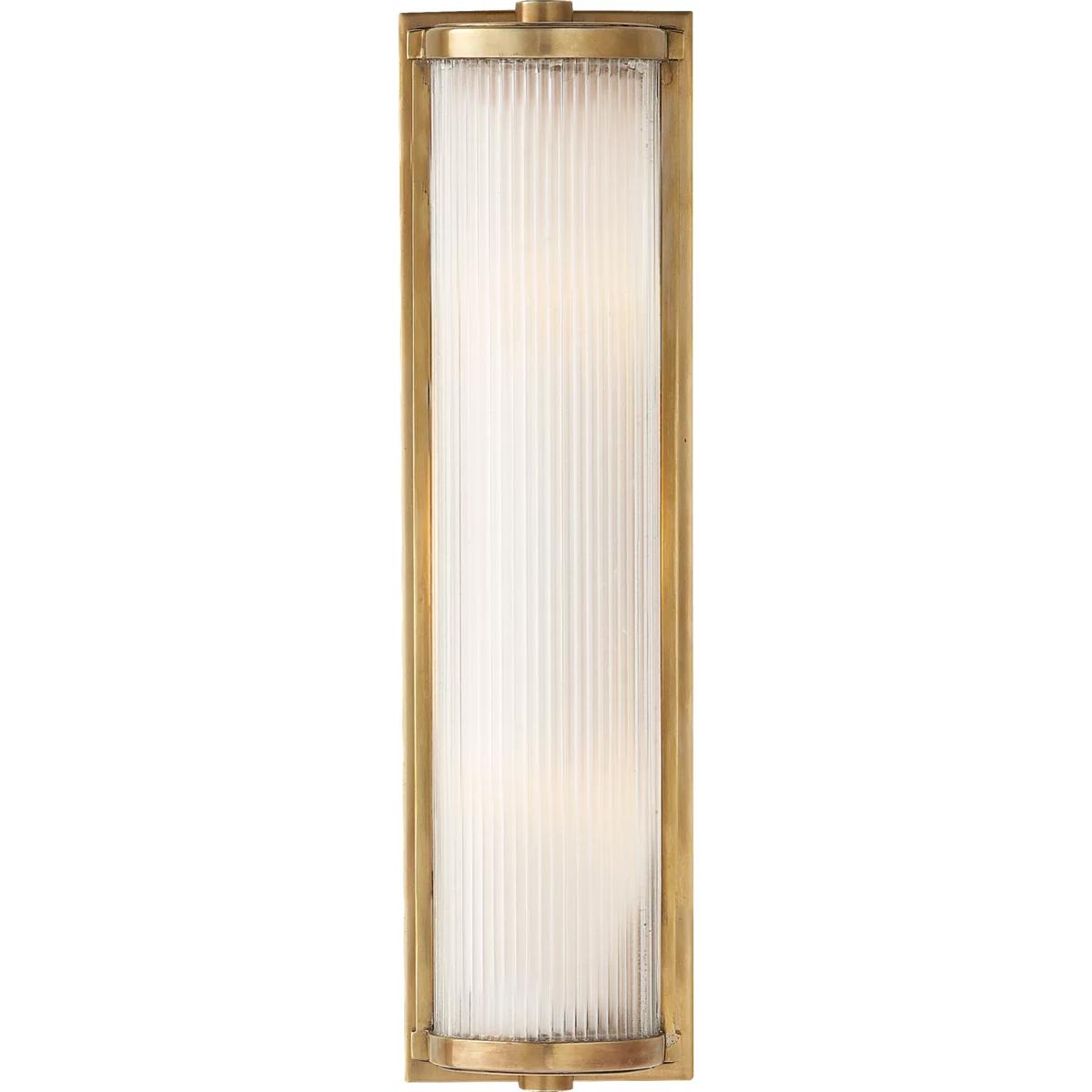 Visual Comfort Signature Collection TOB2141HAB-FG Thomas O'Brien Dresser 2 Light 5 inch Hand-Rubbed Antique Brass Bath Light Wall Light