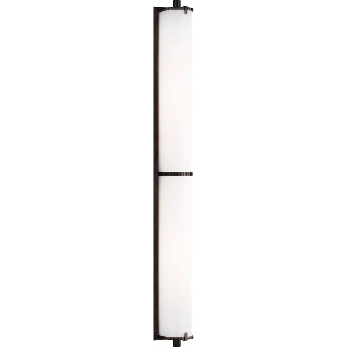 Visual Comfort Signature Collection TOB2193BZ-WG Thomas O'Brien Calliope2 LED 3.75 inch Bronze Over The Mirror Bath Light Wall Light