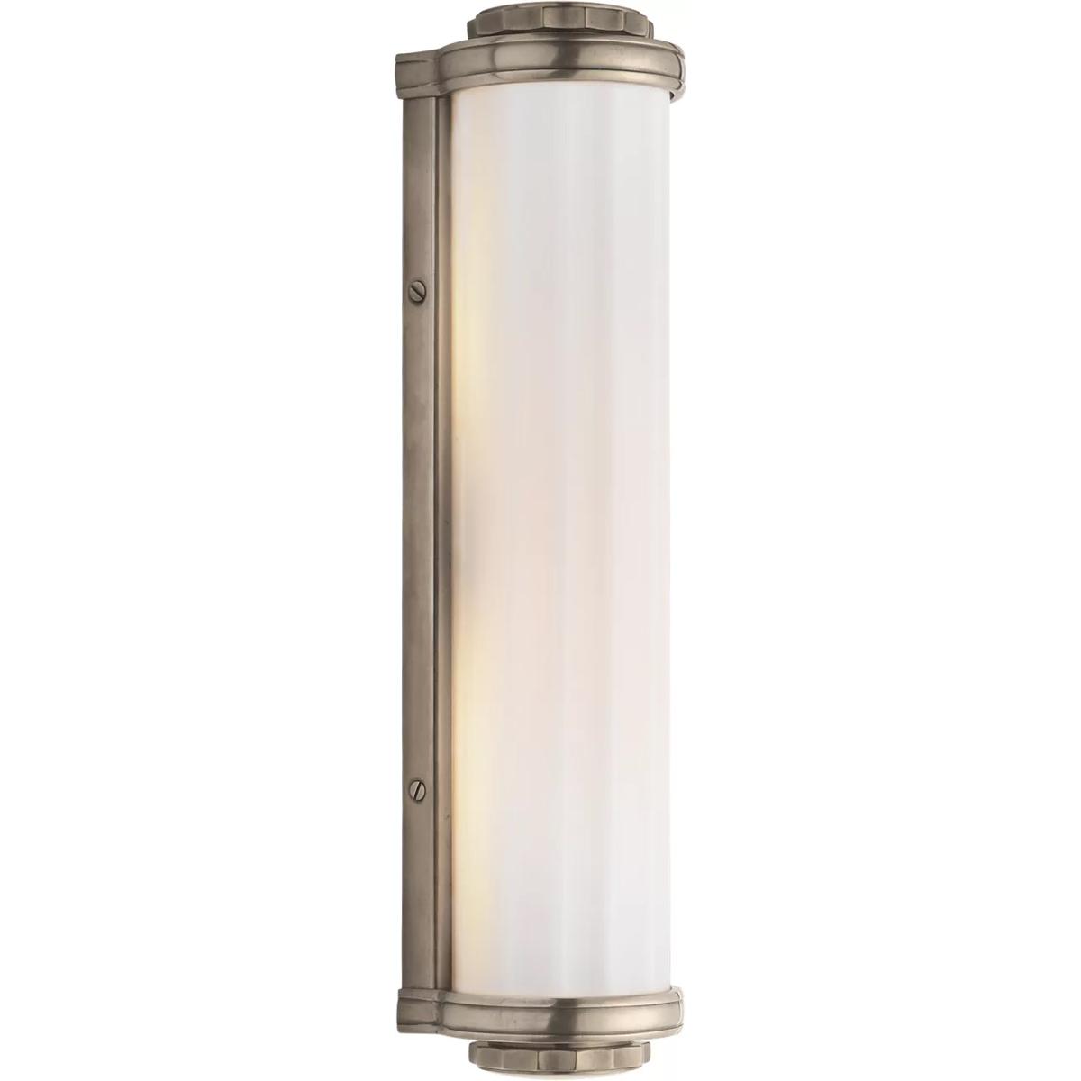 Visual Comfort Signature Collection TOB2198AN-WG Thomas O'Brien Milton Road 2 Light 3.5 inch Antique Nickel Bath Light Wall Light