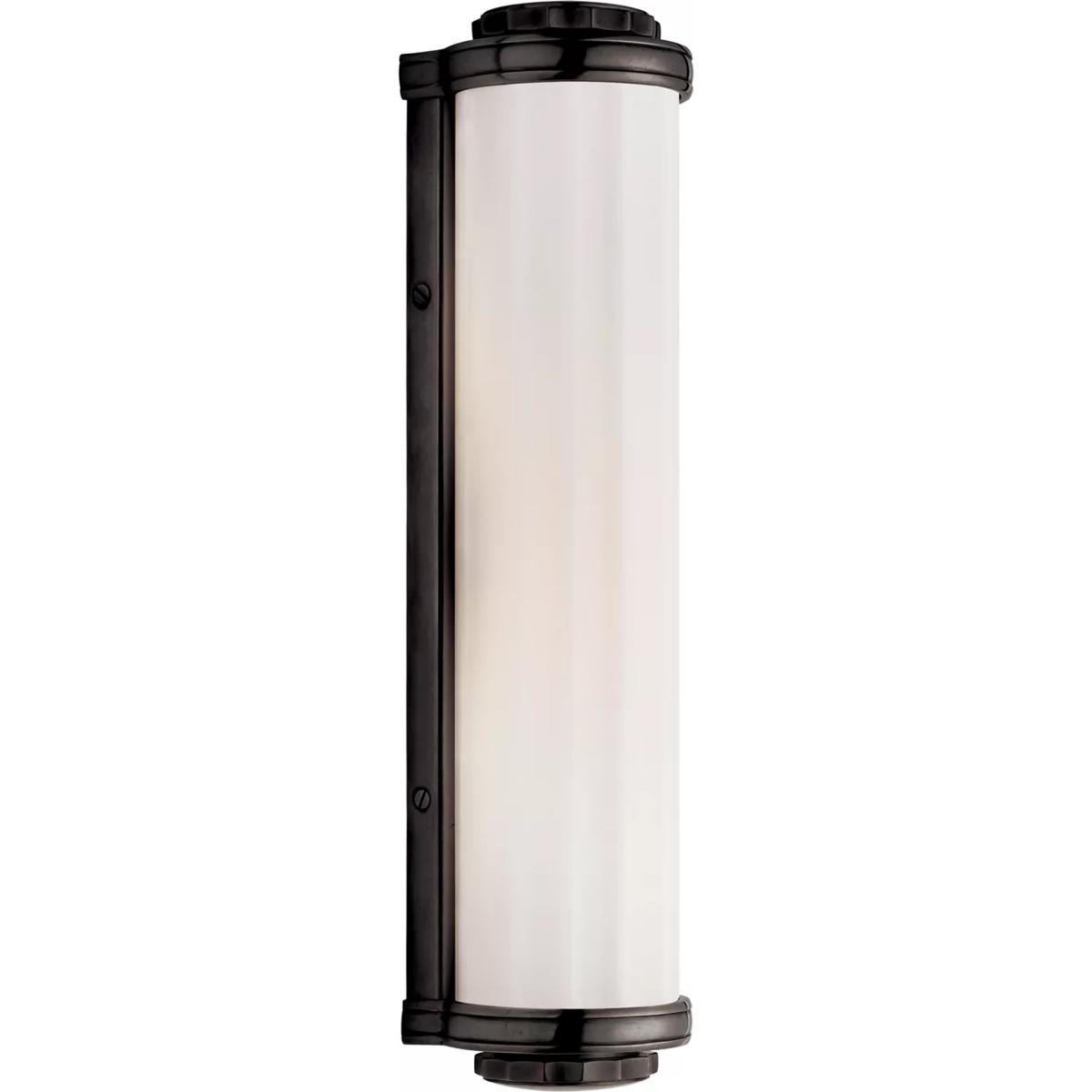 Visual Comfort Signature Collection TOB2198BZ-WG Thomas O'Brien Milton Road 2 Light 3.5 inch Bronze Bath Light Wall Light