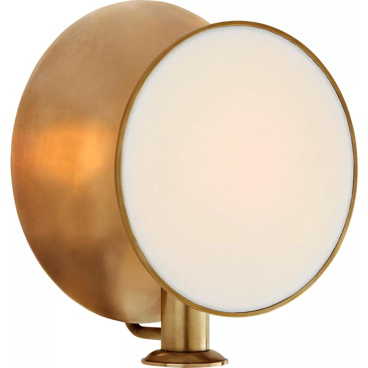Visual Comfort Signature Collection TOB2290HAB-L Thomas O'Brien Osiris 1 Light 9.25 inch Hand-Rubbed Antique Brass Single Reflector Sconce Wall Light