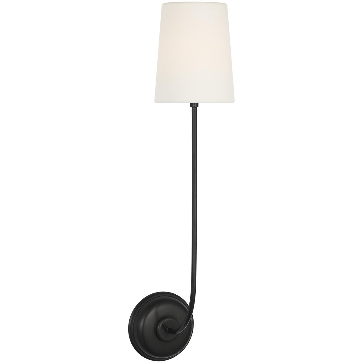 Visual Comfort Signature Collection TOB2428BZ-L-CL Thomas O'Brien Vendome LED 5.5 inch Bronze Single Cordless Sconce Wall Light
