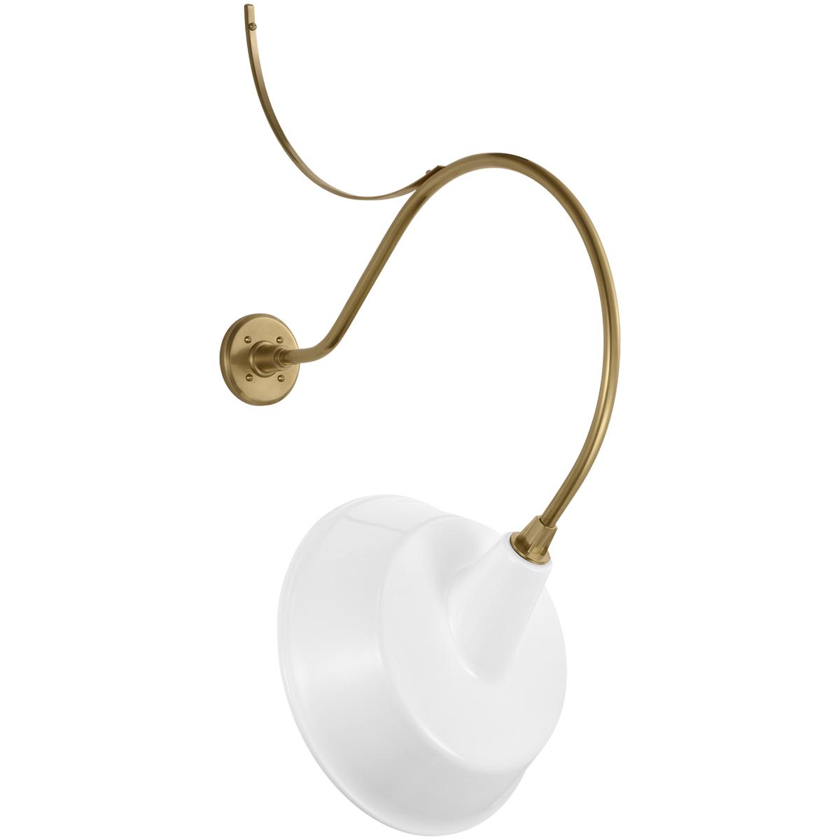Visual Comfort Signature Collection Thomas O'Brien Academy Barn Light 40 Inch Outdoor Wall Light Academy Barn Light - TOB 2806HAB/S4-WHT - Modern Contemporary