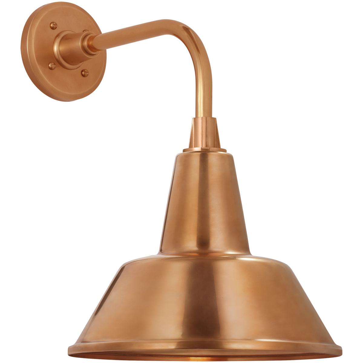 Visual Comfort Signature Collection Thomas O'Brien Academy Barn Light 18 Inch Outdoor Wall Light Academy Barn Light - TOB 2808SC/S1-SC - Modern Contemporary