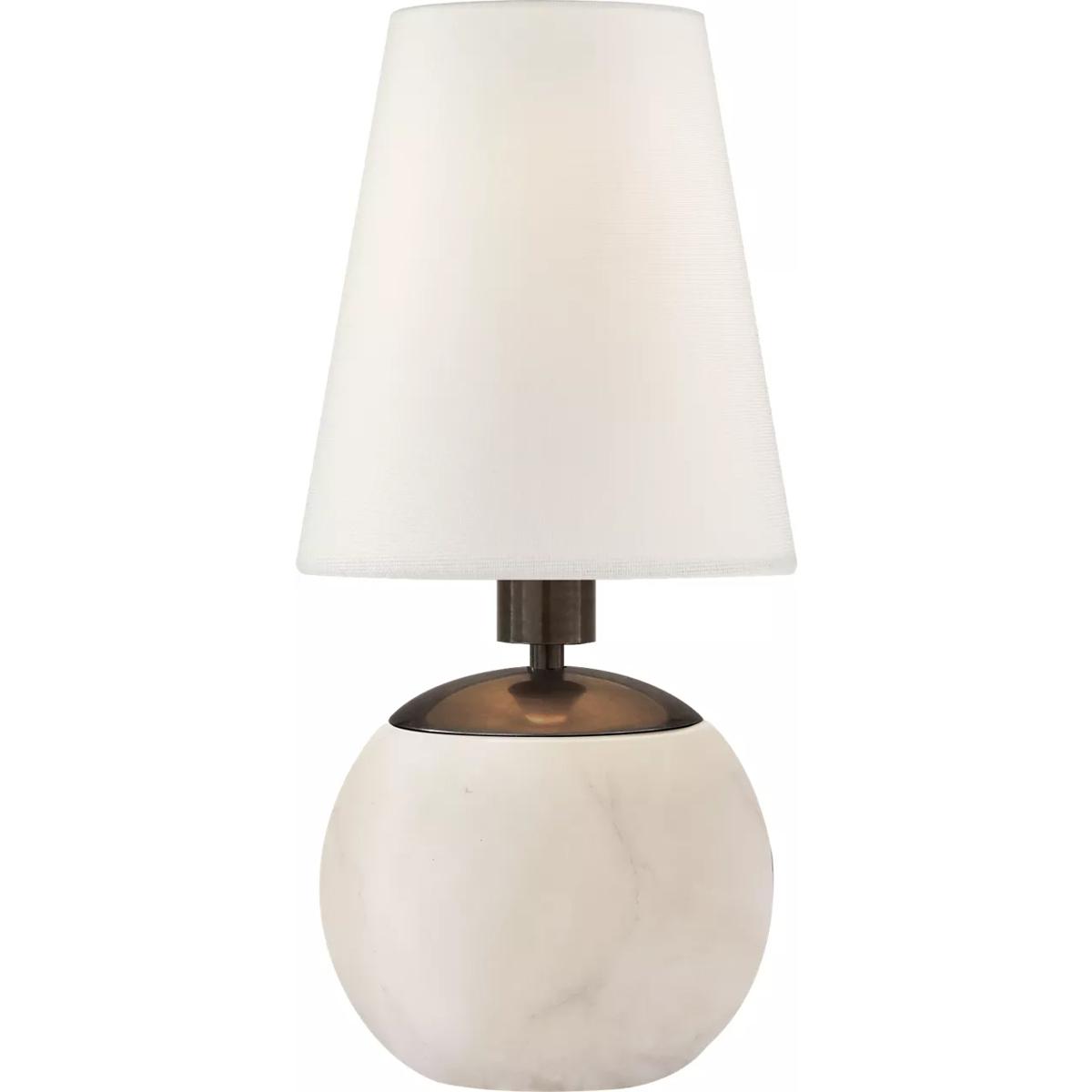 Lighting New York R-TOB3051ALB-L Visual Comfort Signature Collection Thomas O'Brien Terri 10.25 inch 40.00 watt Alabaster Accent Lamp Portable Light i
