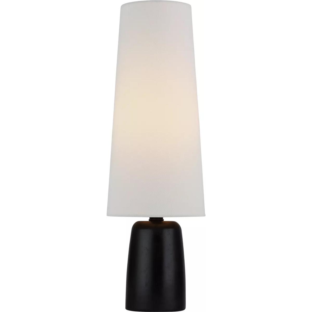 Visual Comfort Signature Collection TOB3250AI-L Thomas O'Brien Jinny 17.5 inch 6.5 watt Aged Iron Table Lamp Portable Light, Medium