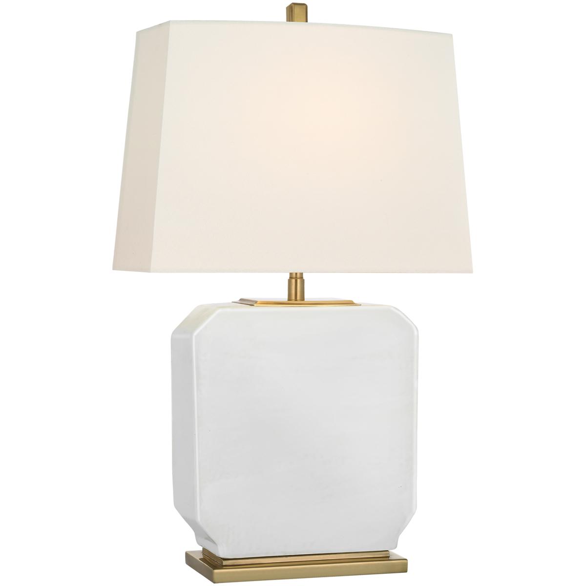 Visual Comfort Signature Collection TOB3617VNW-L Thomas O'Brien Monique 19.75 inch 15 watt Venetian White Table Lamp Portable Light