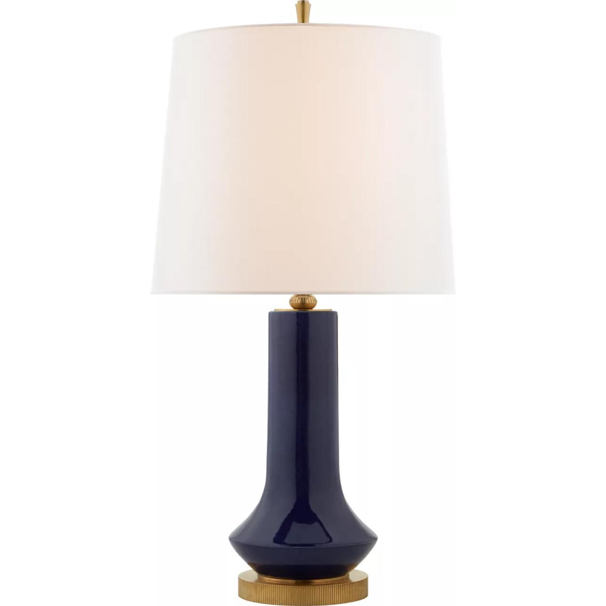 Visual Comfort Signature Collection TOB3657DM-L Thomas O'Brien Luisa 31.25 inch 60 watt Denim Porcelain Table Lamp Portable Light, Large
