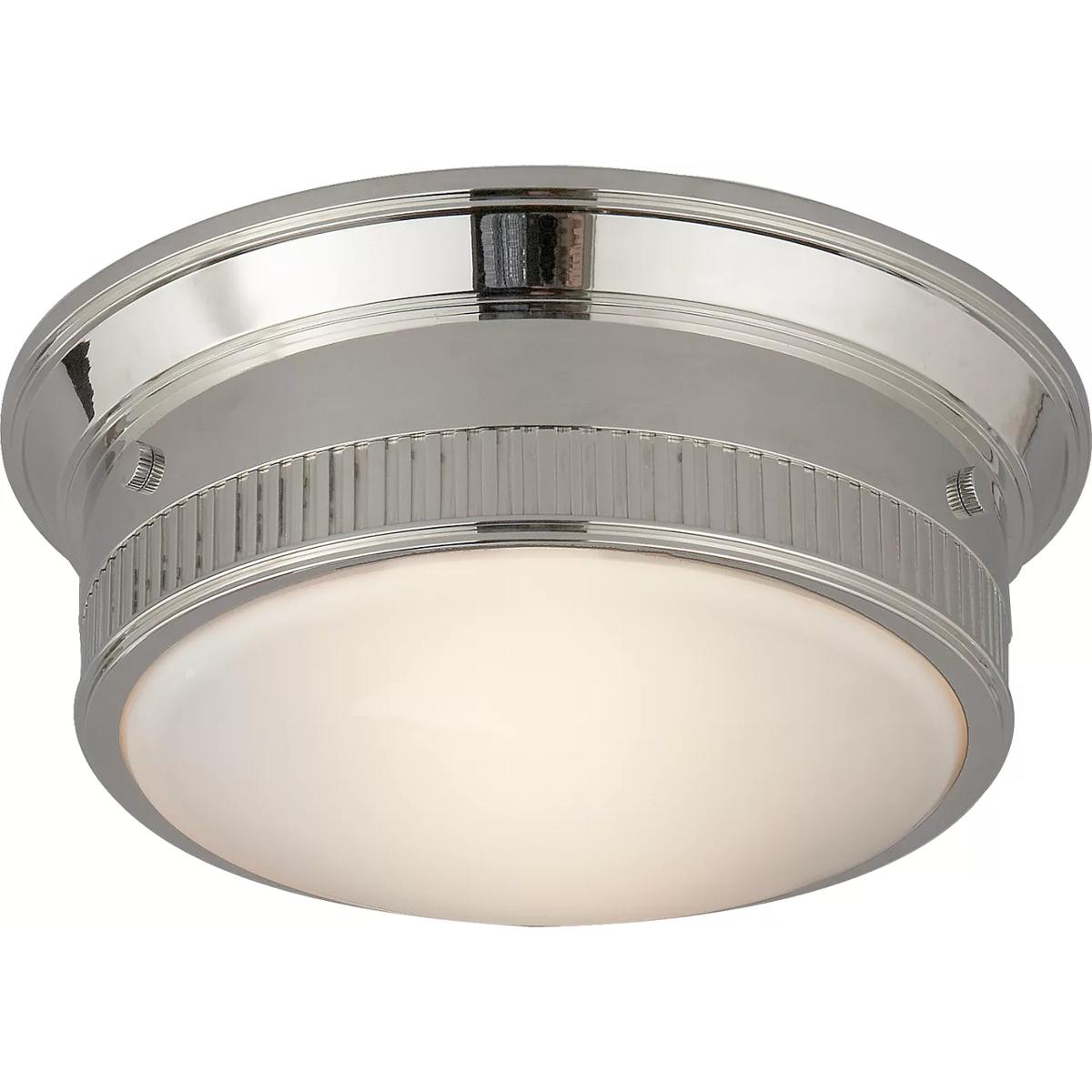Visual Comfort Signature Collection TOB4203PN Thomas O'Brien Calliope2 2 Light 11.5 inch Polished Nickel Flush Mount Ceiling Light