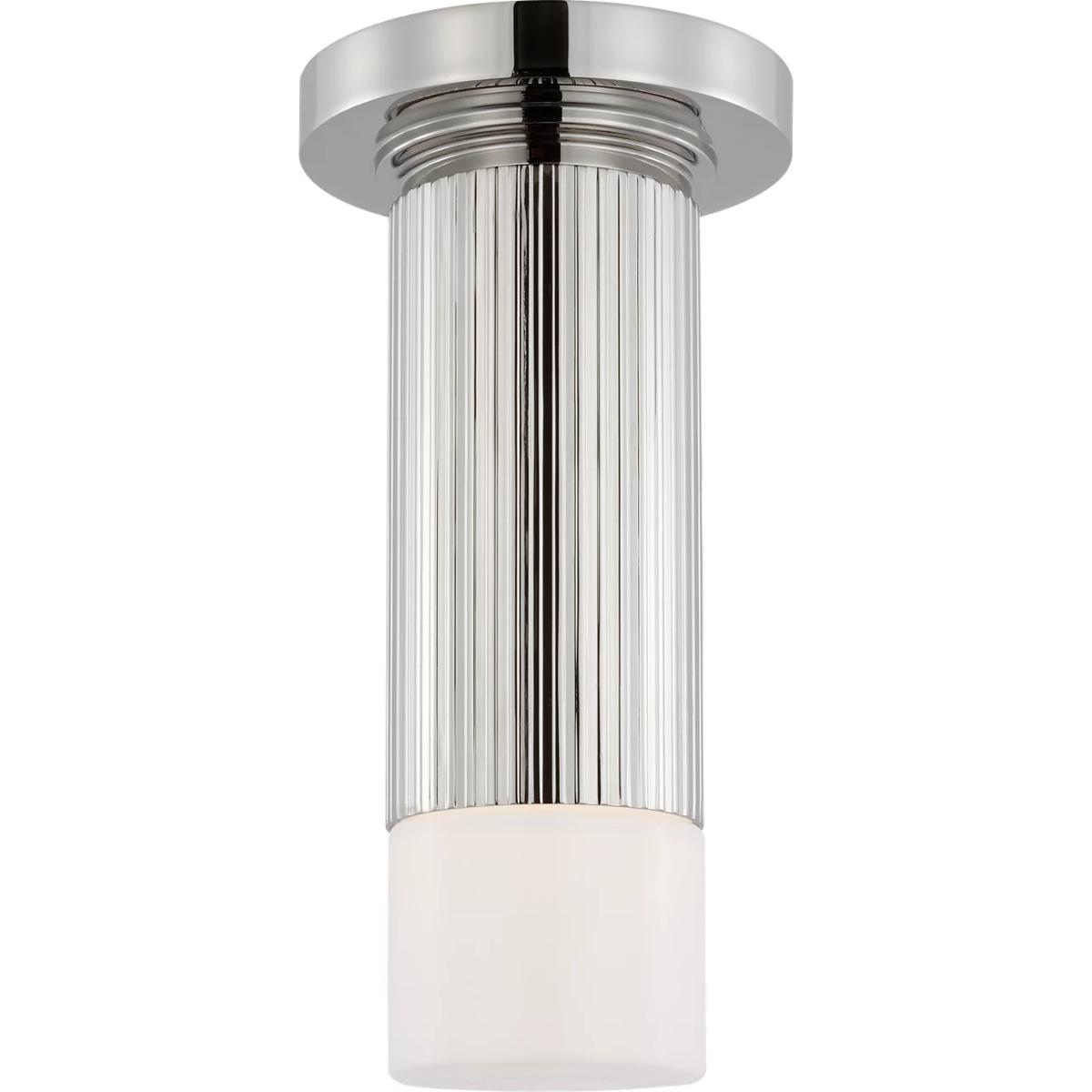 Visual Comfort Signature Collection TOB4350PN-WG Thomas O'Brien Ace LED 3.5 inch Polished Nickel Monopoint Flush Mount Ceiling Light