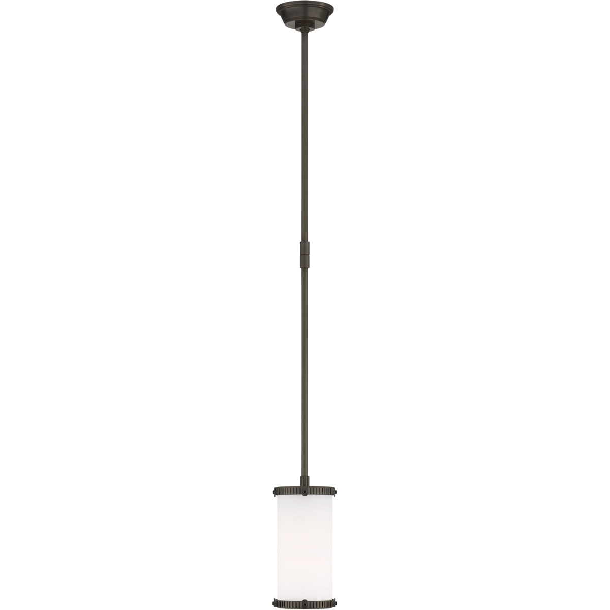 Visual Comfort Signature Collection TOB5185BZ-WG Thomas O'Brien Calliope2 1 Light 5.25 inch Bronze Mini Pendant Ceiling Light